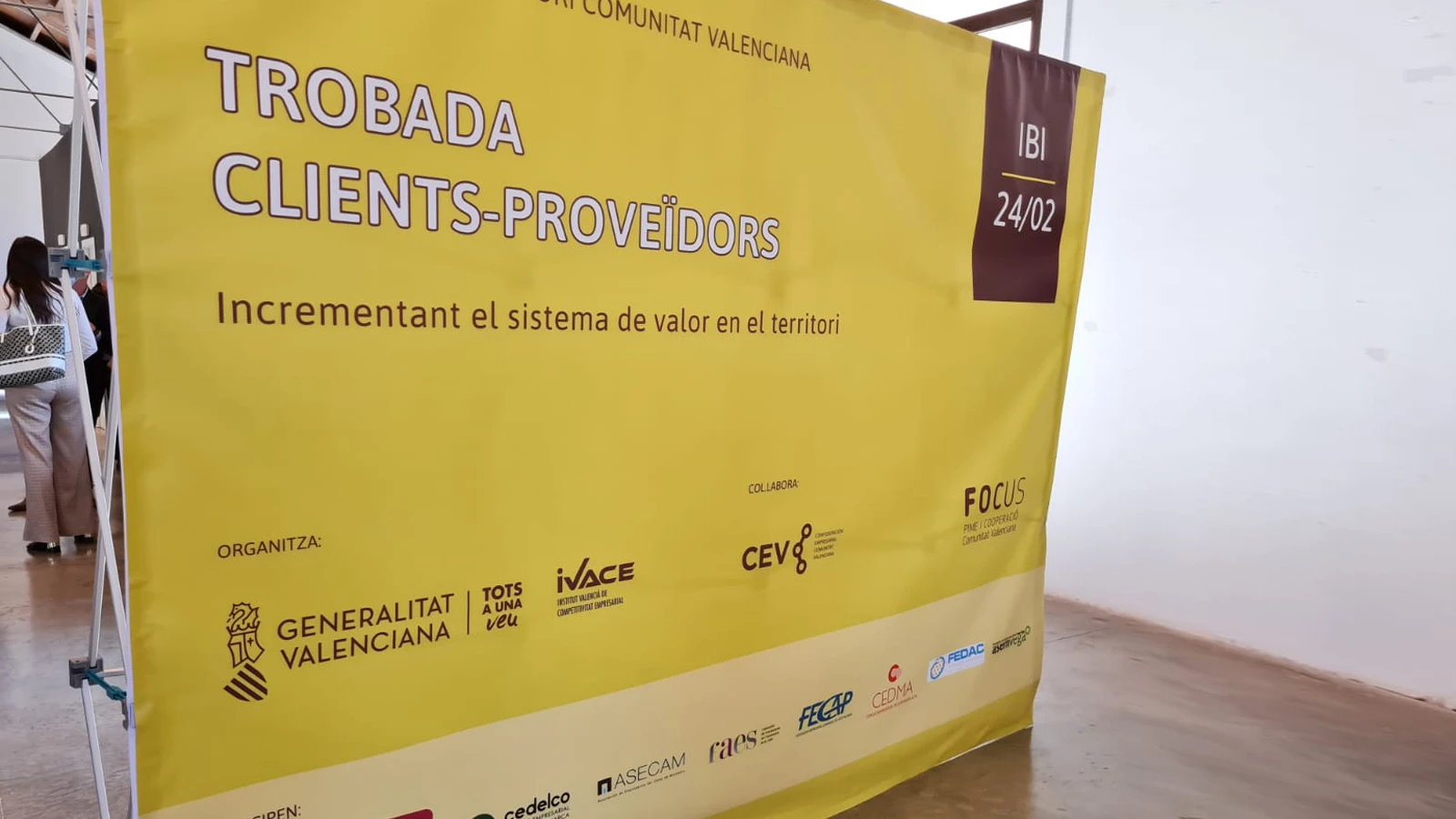Imágen relacionada de la noticia “Encuentro clientes-proveedores de la CV” celebrado en IBI (Alicante).
